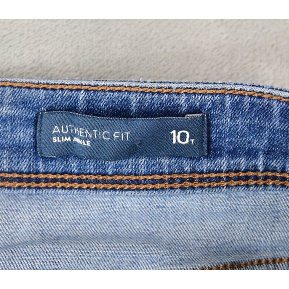 J. Jill Jeans Womens 10T (32x30) Slim Ankle Blue Denim - Picture 3 of 9